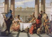 Giambattista Tiepolo The banquet of the Kleopatra oil painting reproduction